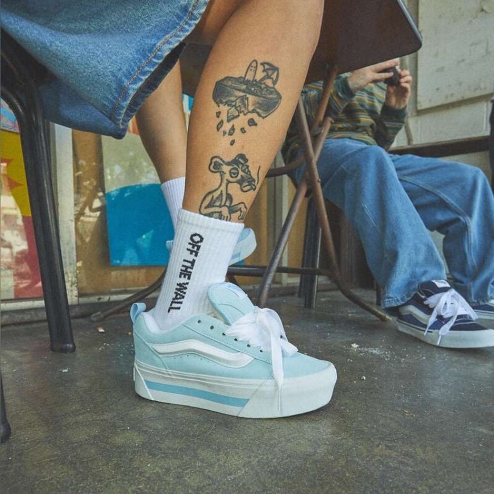 Vans KNU STACK Vintage Satin Dream Blue. Womens size 7.5 New with tags, No Box. - Picture 12 of 14